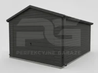 Garaż blaszany 3.5 x 5 grafit