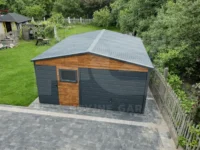 Garaż blaszany 5 x 6 Premium widok z góry