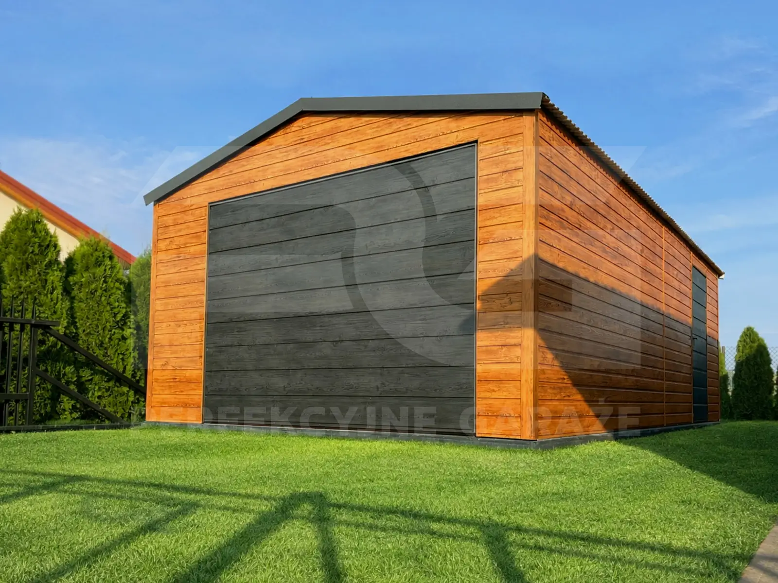 Dlaczego warto wybrać garaż blaszany? Garaże blaszane Premium dwuspadowe Garaże blaszane lubelskie Garaż blaszany 4×6 Premium