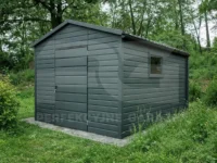 Garaż blaszany 3 x 4 Premium grafit