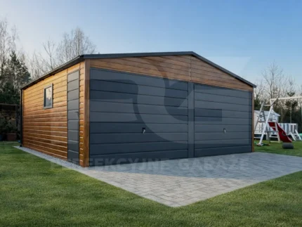 Garaż blaszany dwuspadowy 6 x 5 Premium zdjęcie główne
