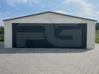 Garaż blaszany dwustanowiskowy 7 x 6 Premium