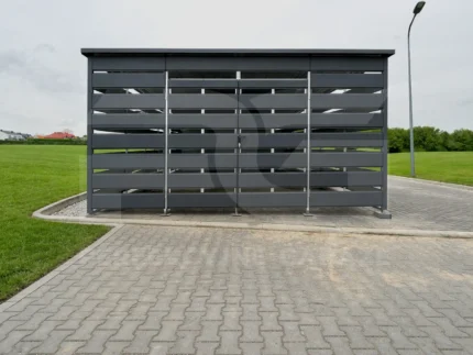 Wiata śmietnikowa 5 × 2