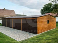Garaż blaszany czterostanowiskowy 14 x 6 Premium